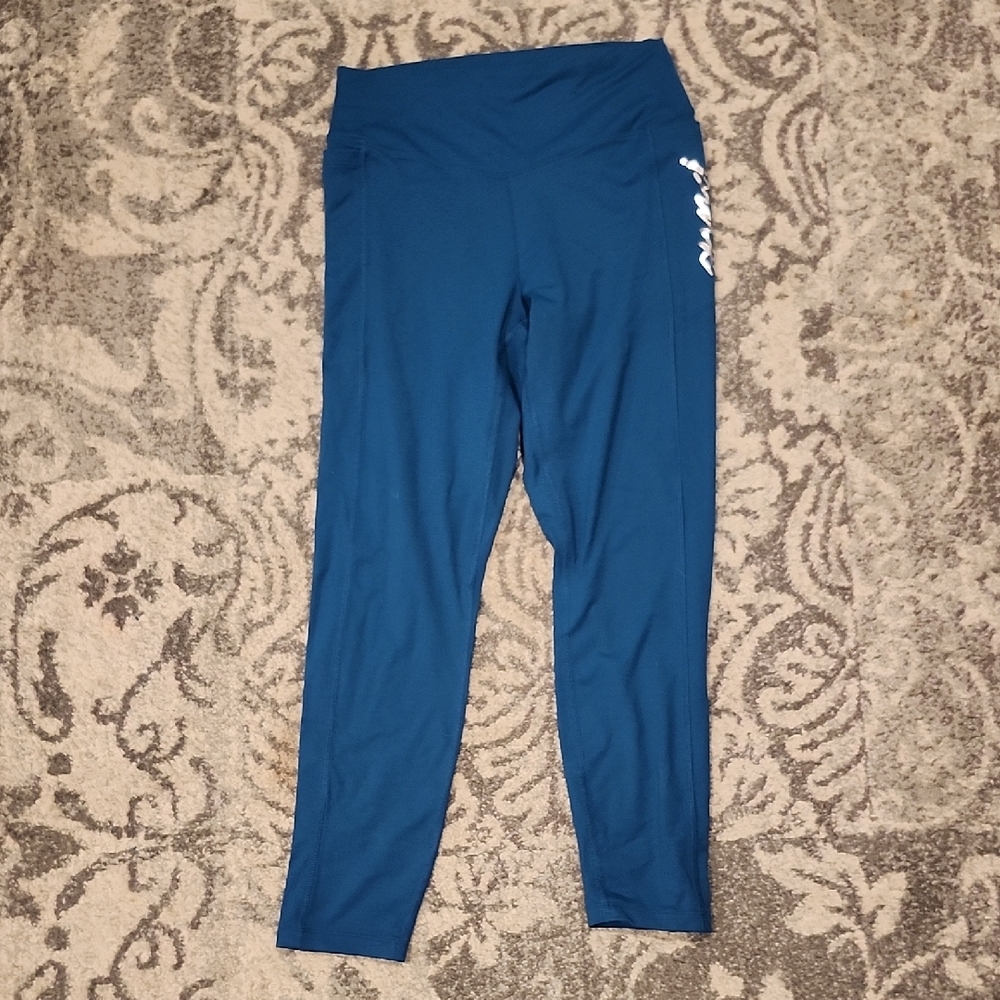 PINK Victoria's Secret Teal Leggings